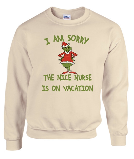 Sorry Nice Nurse is On Vacay