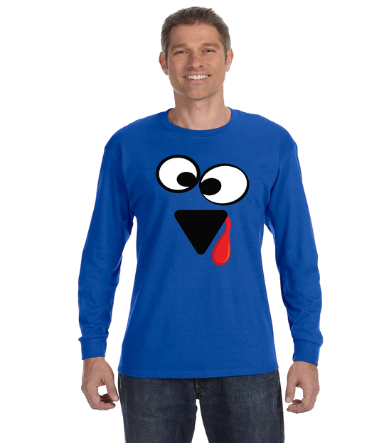 Thanksgiving Turkey Face Long Sleeve