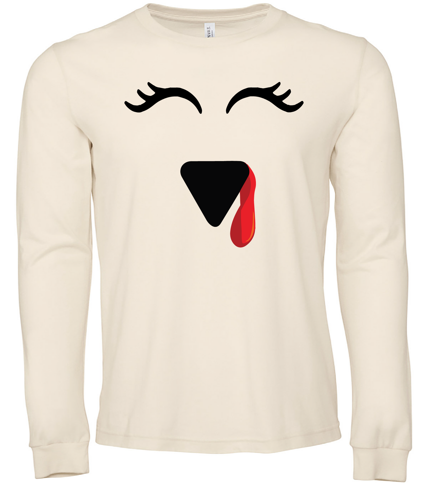 Thanksgiving Turkey Face Long Sleeve