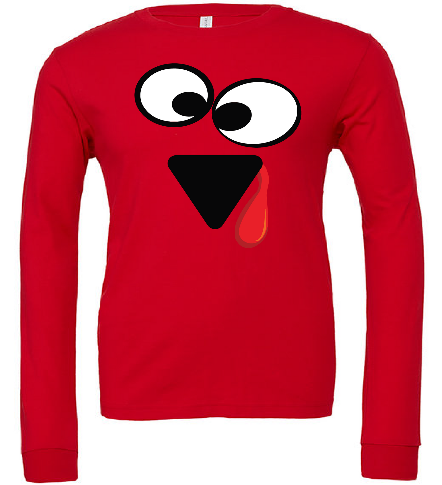 Thanksgiving Turkey Face Long Sleeve