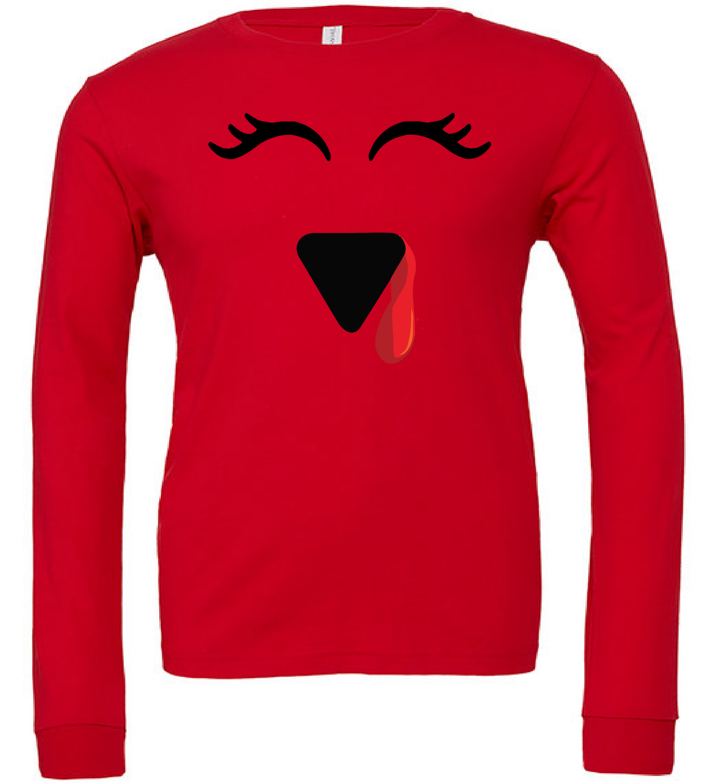 Thanksgiving Turkey Face Long Sleeve