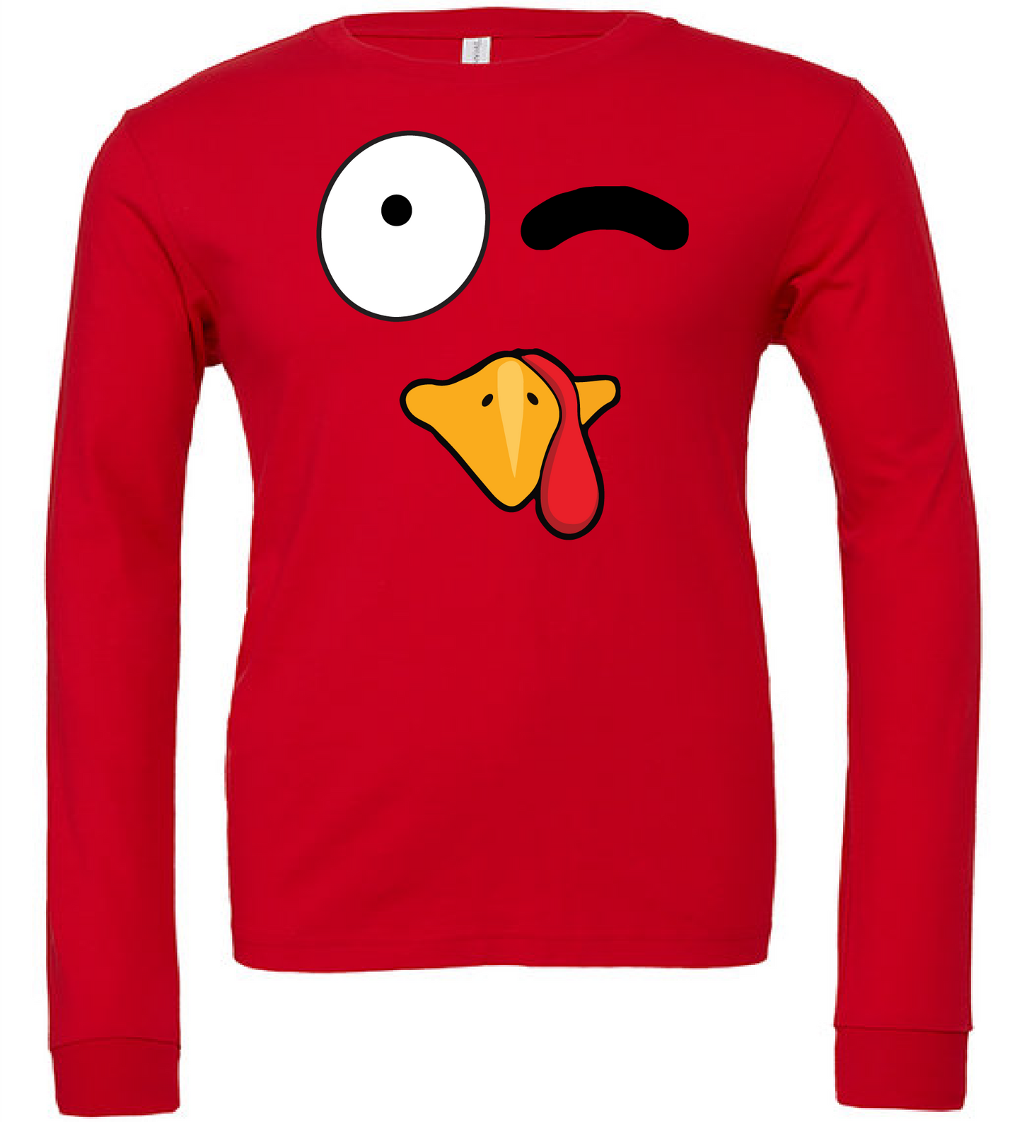 Thanksgiving Turkey Face Long Sleeve