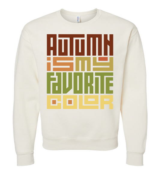 Autumn is my favorite color