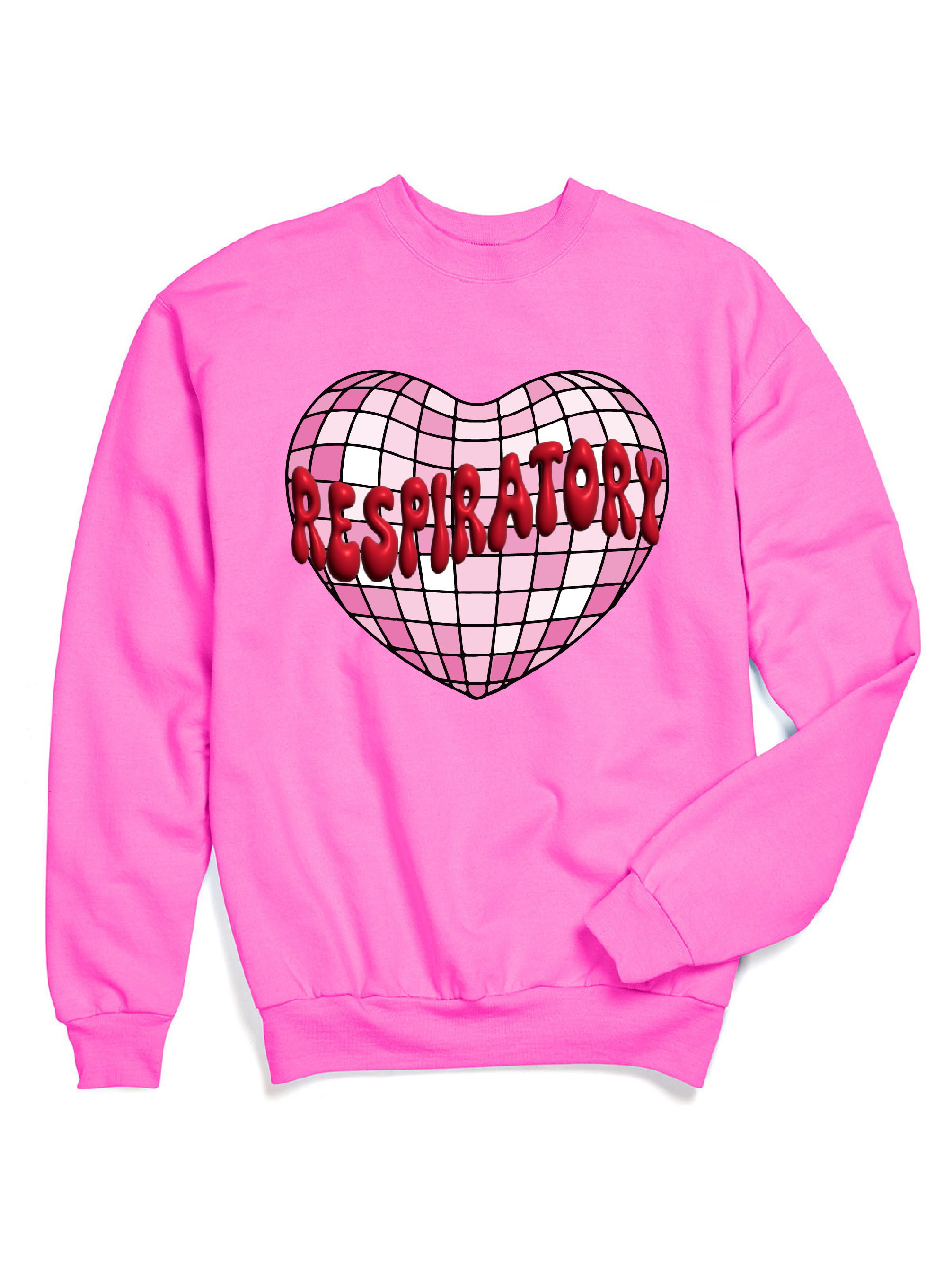 Respiratory Disco Valentine Heart