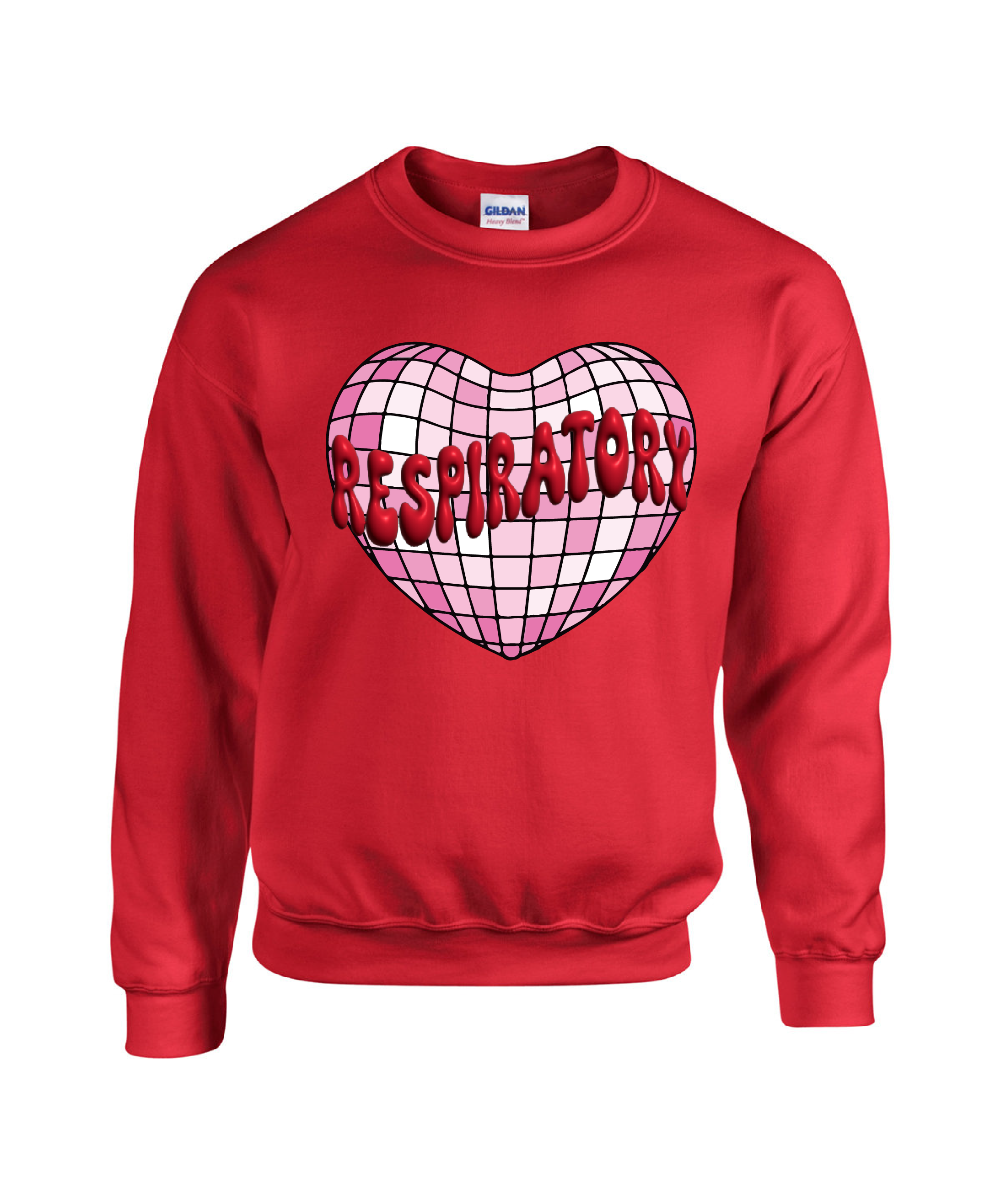 Respiratory Disco Valentine Heart