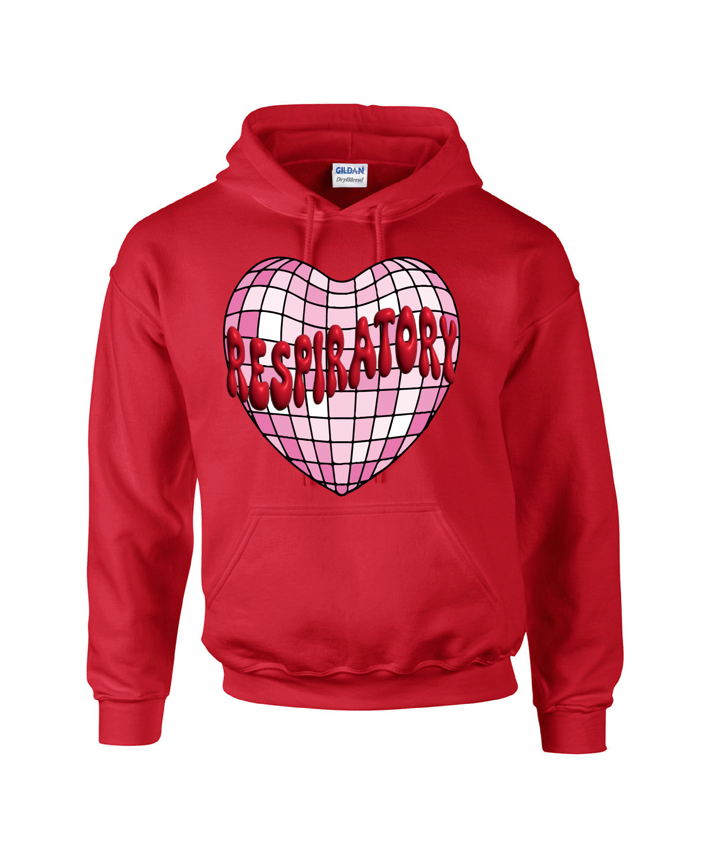 Respiratory Disco Valentine Heart