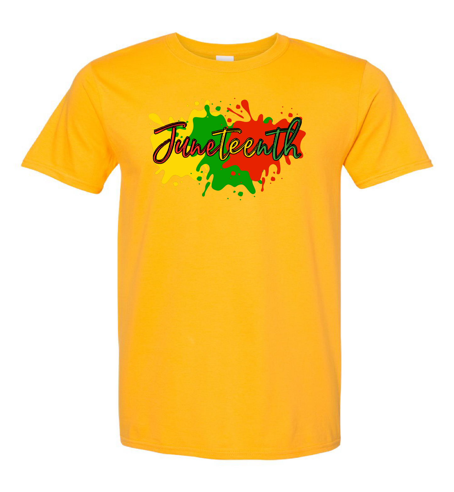 Juneteenth Paint Splatter