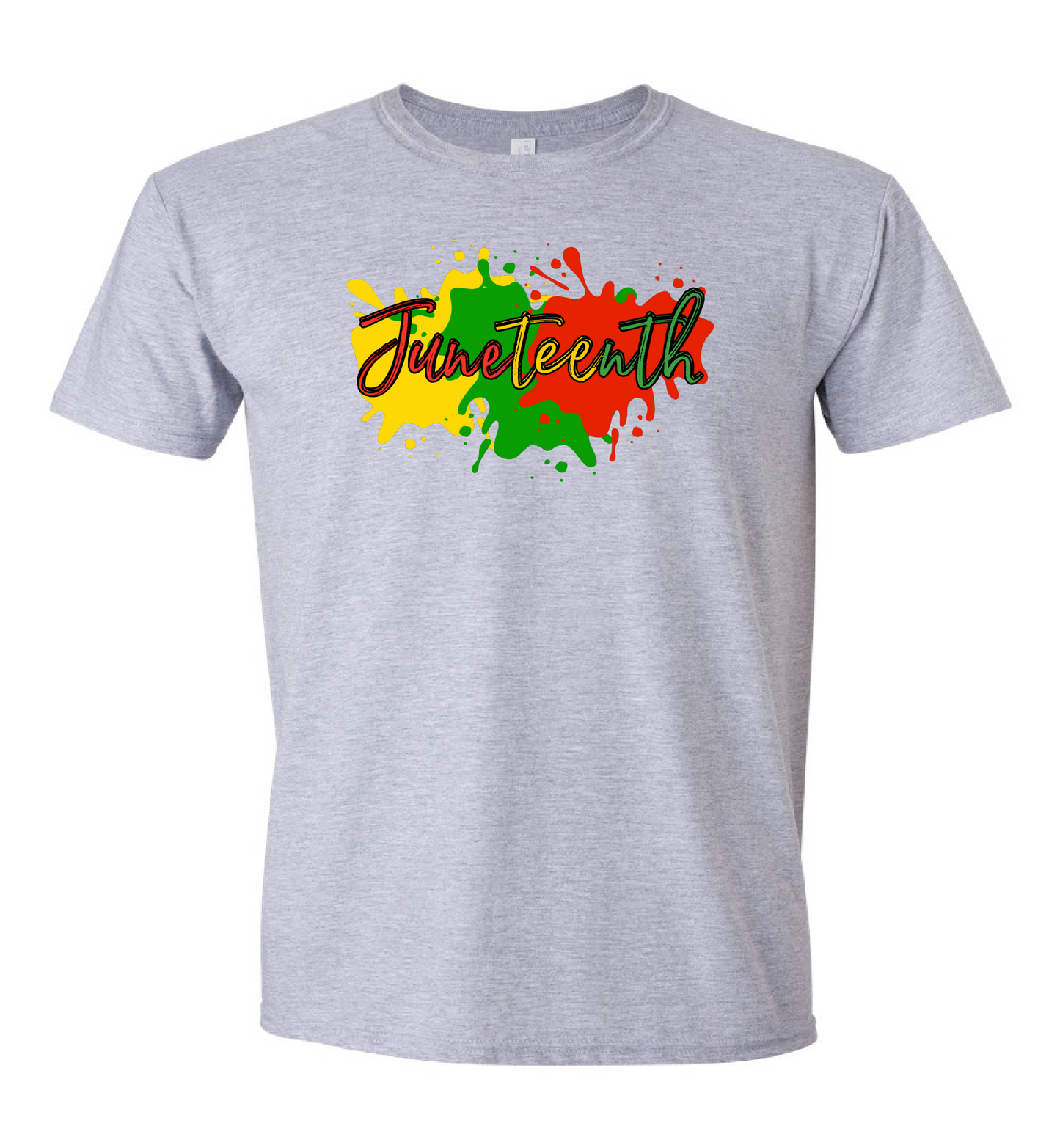 Juneteenth Paint Splatter