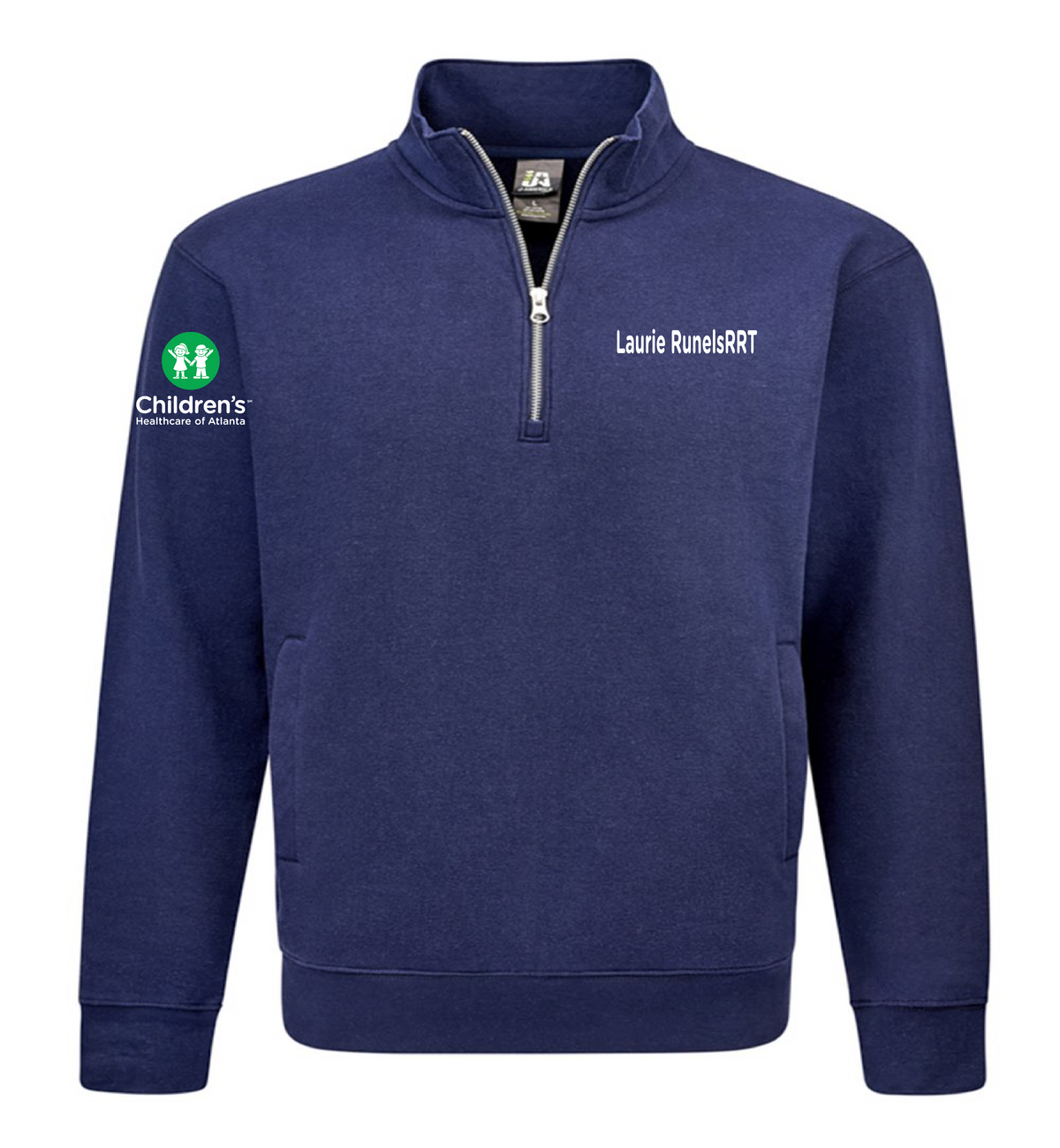 Embroidered 3/4 Personalized Zip