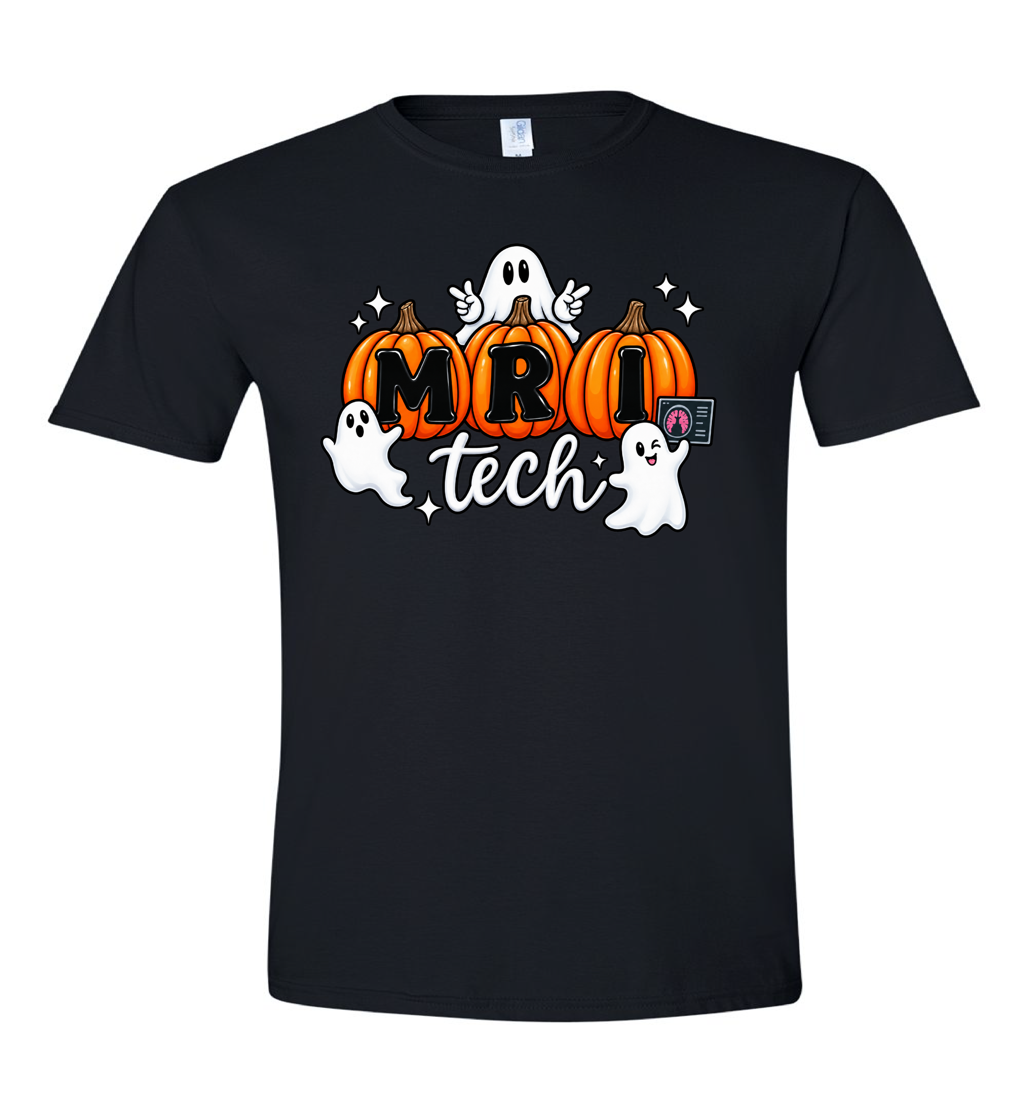 MRI Tech Pumpkin and Ghosts