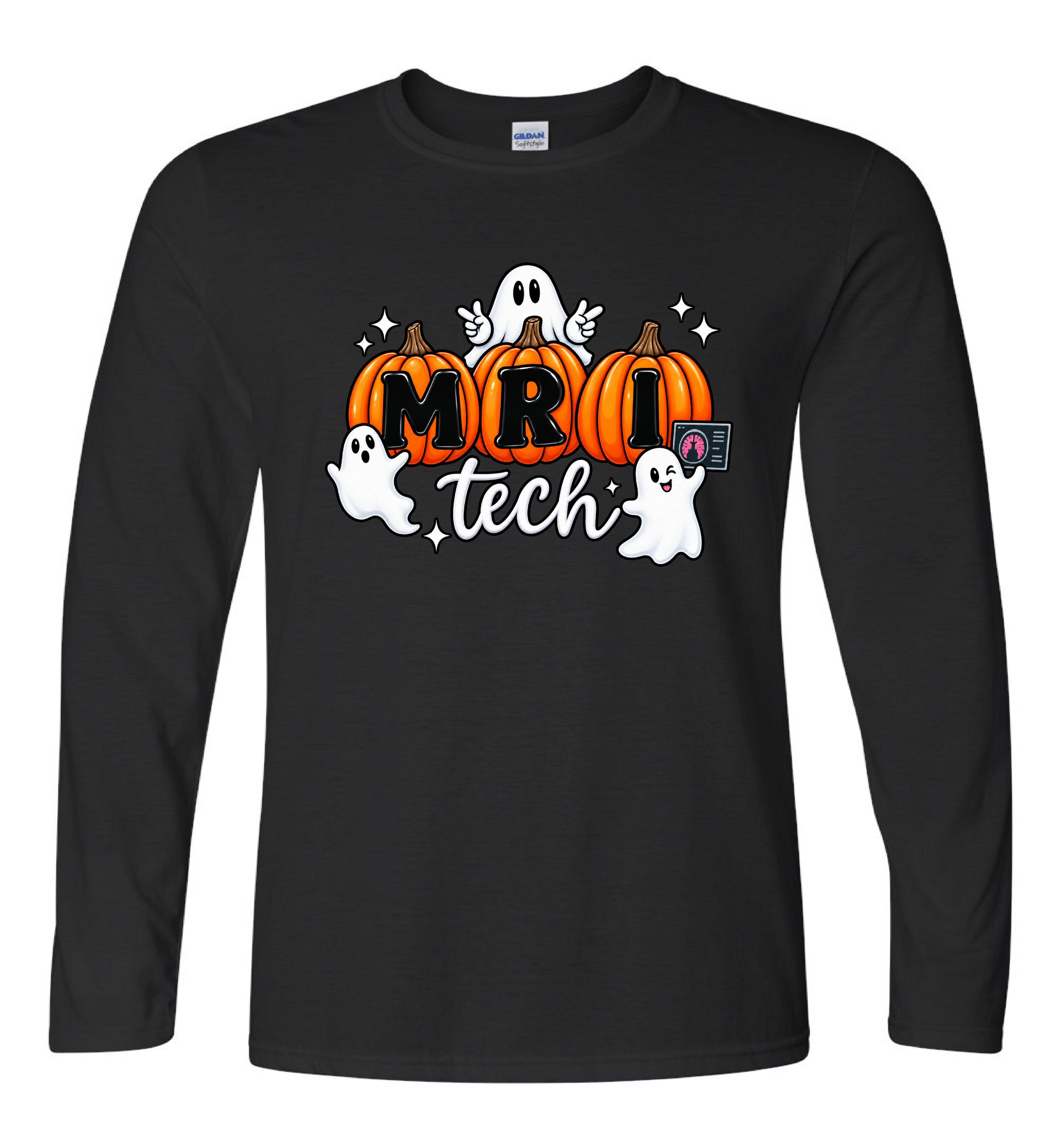 MRI Tech Pumpkin and Ghosts