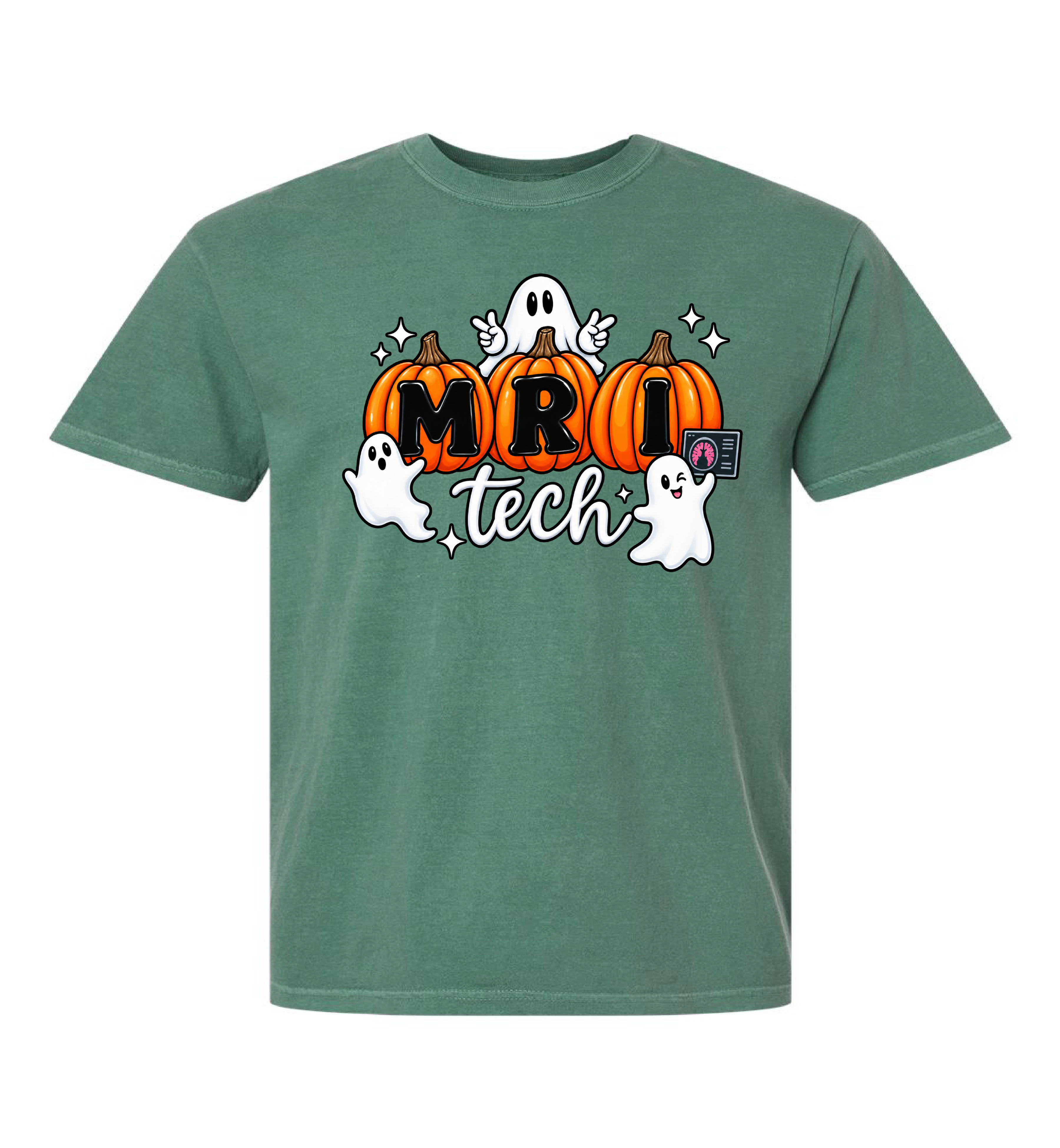 MRI Tech Pumpkin and Ghosts